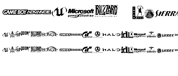 Game Logos font